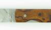 Le français - Damascus - Iron Wood Burl Scales